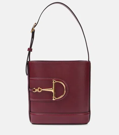 Gucci 73 Small Leather Bucket Bag