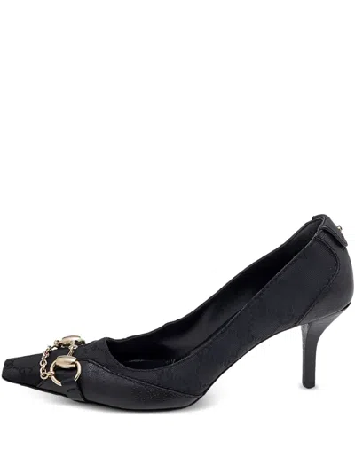 Pre-owned Gucci 75mm Gg Pumps
