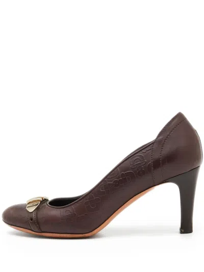 Pre-owned Gucci 75mm Leather Pumps