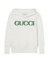 Gucci Printed Cotton Sweatshirt In White
