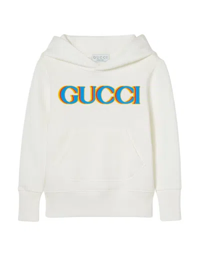 GUCCI J LS SWEATSHIRT,773379.XJGZF 9214 NEW WHITE