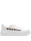 Gucci Demetra Sneakers With Oversize Rubber Sole In Weiss
