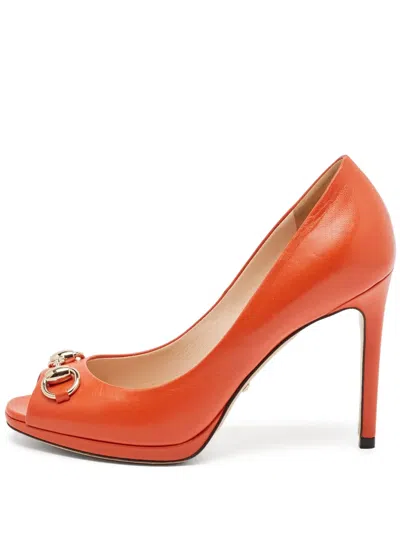 Pre-owned Gucci 80mm Jolene Pumps