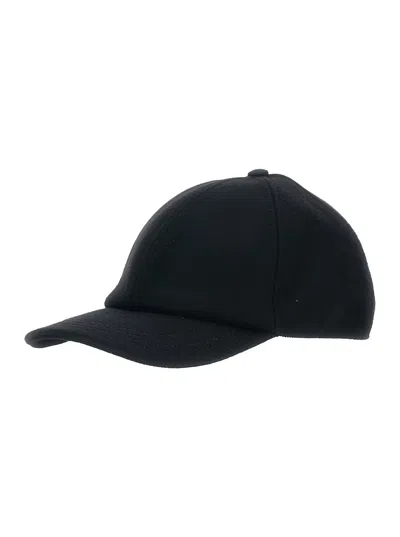 Gucci 843010 Wool Baseball Cap In Black