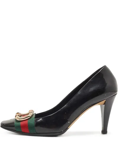 Pre-owned Gucci 85mm Leather Pumps