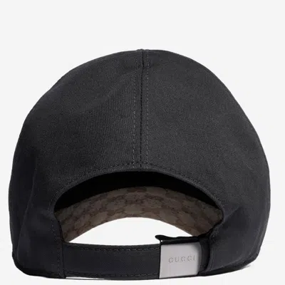 Gucci 875670 Cotton-blend Baseball Cap In Black