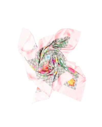 Gucci 90 Silk Scarf In Multi