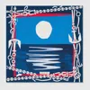 Gucci 90 X 90 Project Printed Silk Carré In Blue