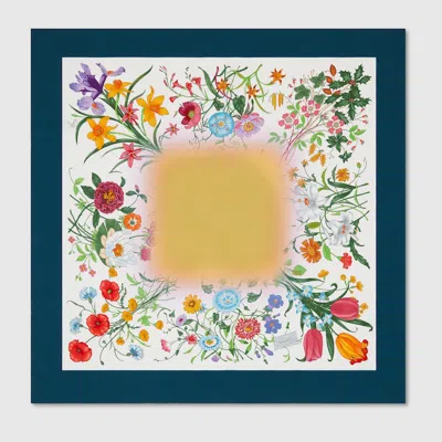 Gucci 90 X 90 Project Printed Silk Carré In Multicolor