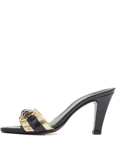 Pre-owned Gucci 90mm Horsebit-detail Leather Sandals