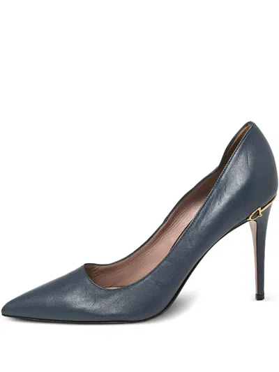 Pre-owned Gucci 90mm Leather Pumps