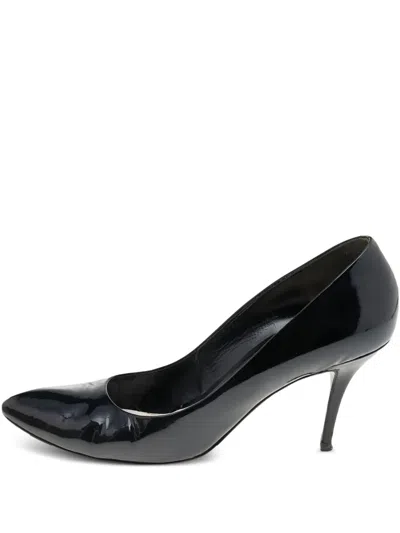 Pre-owned Gucci 90mm Patent Pointed-toe Pumps