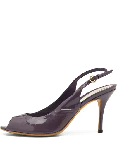 Pre-owned Gucci 90mm Patent Sandals