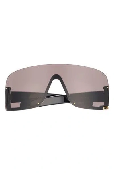 Gucci 99mm Shield Sunglasses In Black