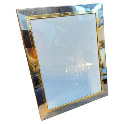 Pre-owned Gucci A 1980s Elegant Italian Picture Frame In The Style Of  Home In Silver