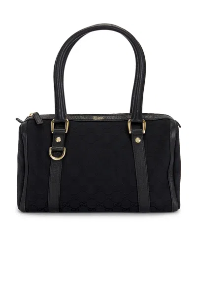 Pre-owned Gucci Abbey D-ring Handbag In Black