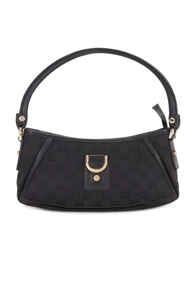 Pre-owned Gucci Abbey Pochette Shoulder Bag In Black