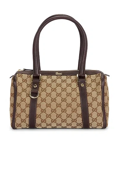 Pre-owned Gucci Abbey Tote Bag In Sand