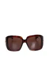 Gucci Oversized Square Frame Sunglasses In Brown