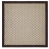 Gucci Hand-stitched Silk Square Contrast Border In Neutral