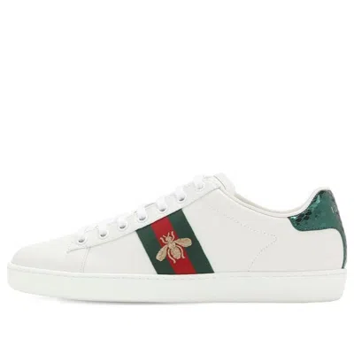 GUCCI GUCCI ACE EMBROIDERED 'BEE'