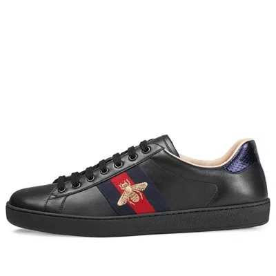 Gucci Ace Embroidered 'black Bee'
