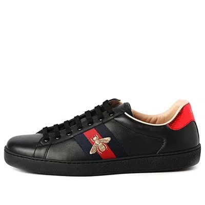 Gucci Ace Embroidered 'black Bee'
