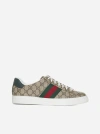 GUCCI ACE GG CANVAS SNEAKERS