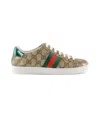 Gucci Ace Gg Supreme Bees Sneakers In White