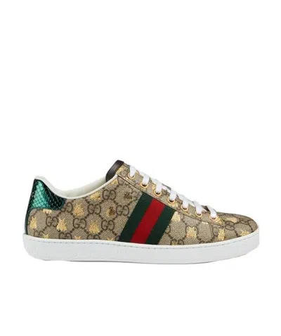 GUCCI ACE GG SUPREME SNEAKER WITH BEES