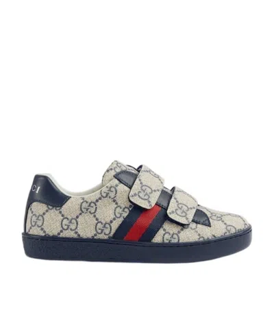 Gucci Ace Gg-supreme Sneakers In Black