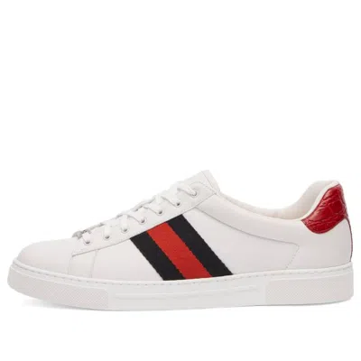 Gucci Ace Leather 'red'