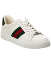 GUCCI GUCCI ACE LEATHER SNEAKER