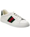 Gucci Ace Sneakers With Web Detail In White