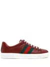 Gucci Ace Sneakers In Red
