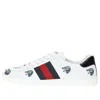 Gucci Ace Leather 'wolf' In Multi
