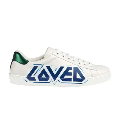 Pre-owned Gucci Ace 'loved' In White