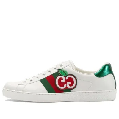 Gucci Ace Low 'gg Apple Patch - White'