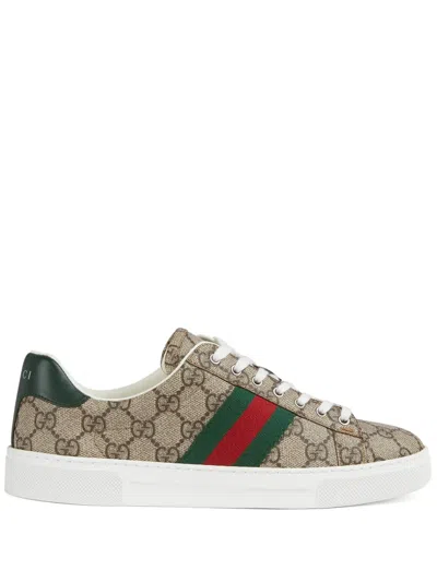 Gucci Ace Monogram Sneakers In Multi