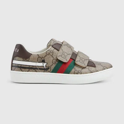 Gucci Kids' Ace Sneaker In Multi