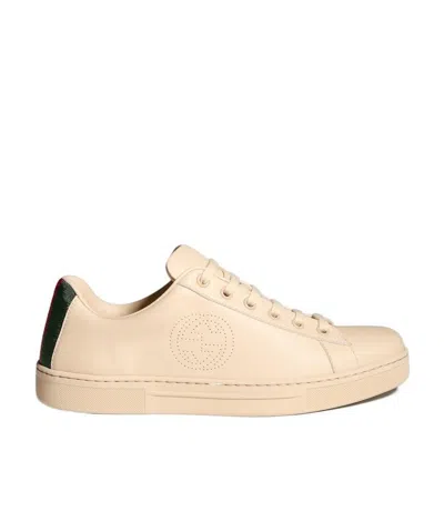 Gucci Ace Sneaker In Nude