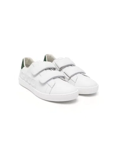Gucci Kids' Ace Sneakers In 白色