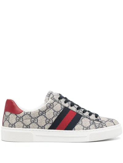 Gucci Ace Trainers In Beige