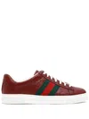 Gucci Ace Sneakers In Red