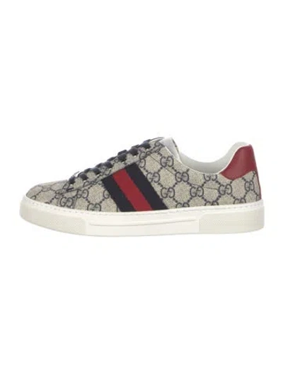 Pre-owned Gucci Ace Sneakers W/ Tags In Neutrals