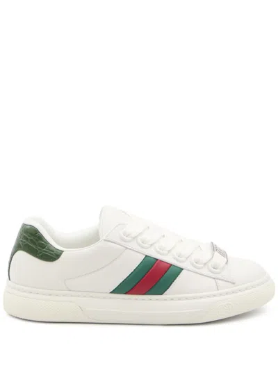 Gucci Ace Sneakers In White