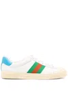 Gucci Ace Sneaker With Web In White