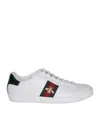GUCCI GUCCI ACE SNEAKERS WITH BEE