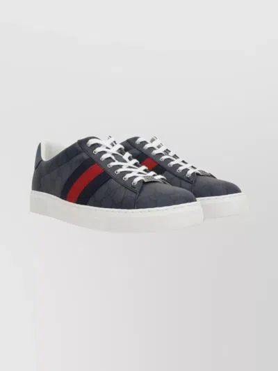 GUCCI ACE STYLE SNEAKERS WITH SIGNATURE WEB DETAILING