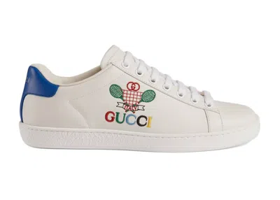 Pre-owned Gucci Ace Tennis (women's) Sneakers In White